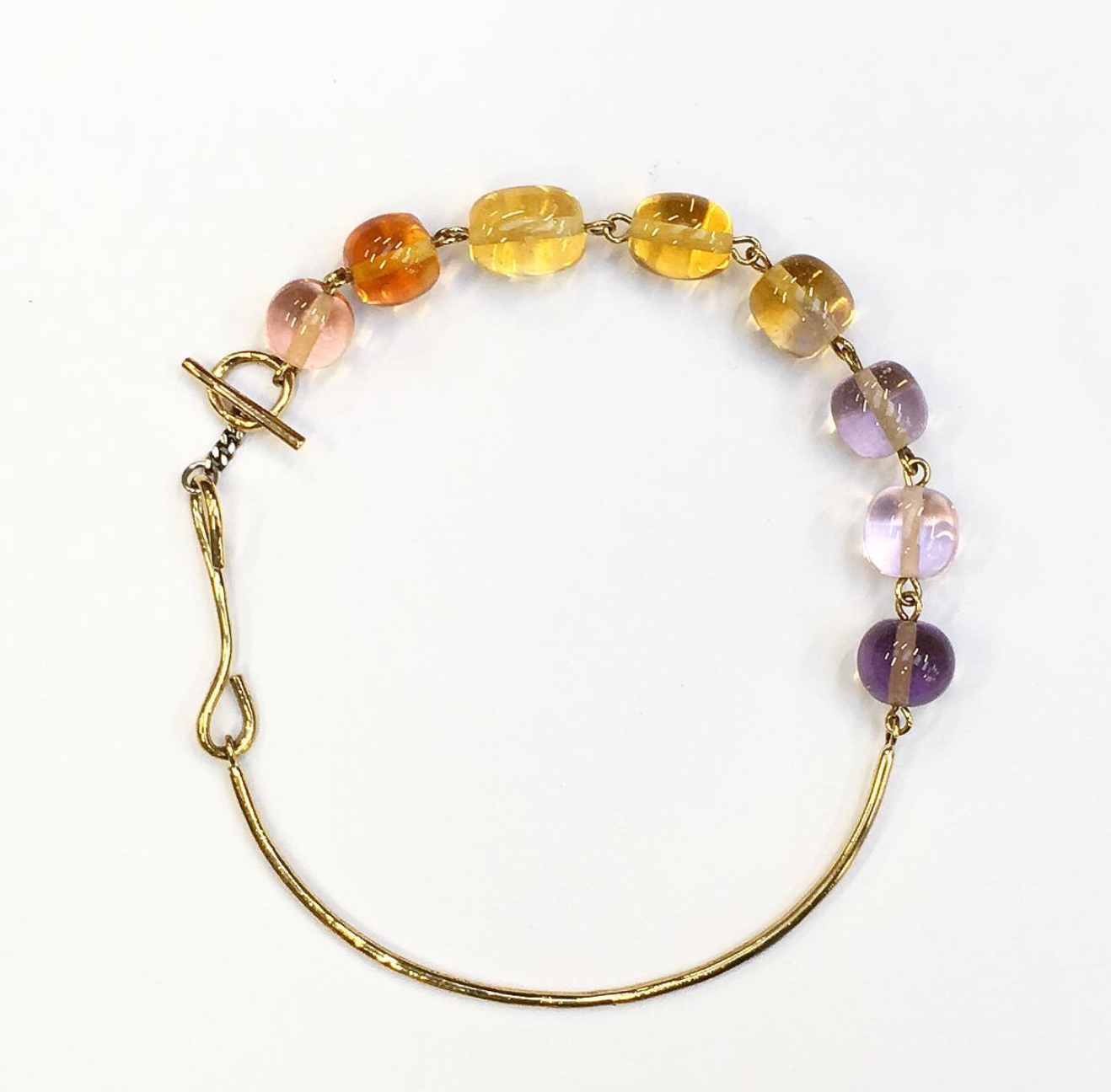 Collier perles de verre