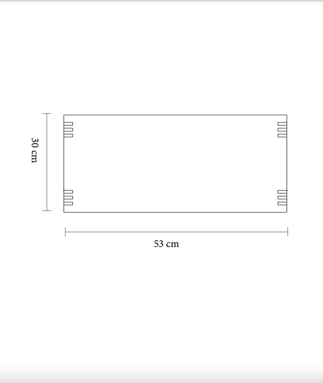 Commode basse R14 à 5 tiroirs