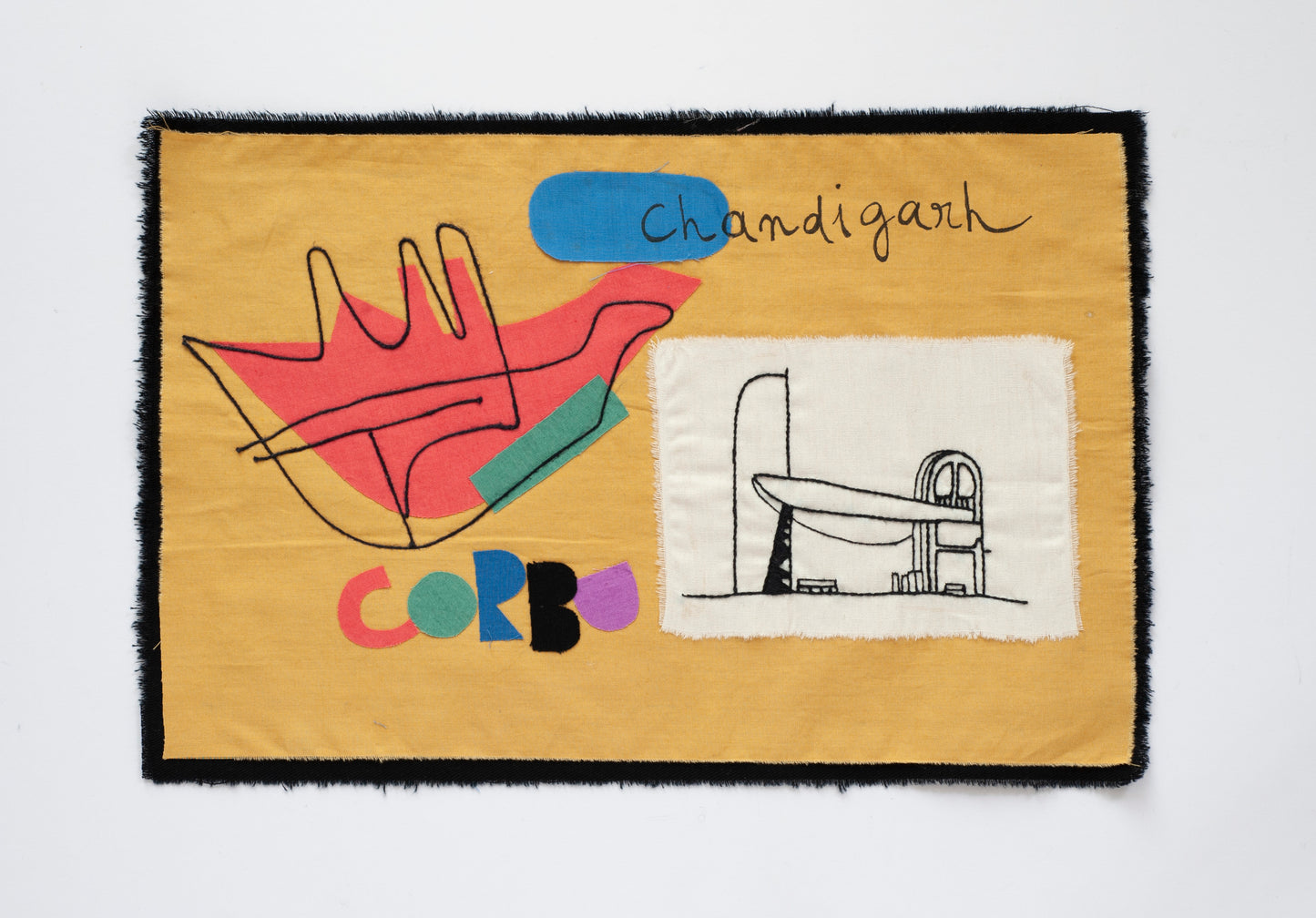 Textile collages