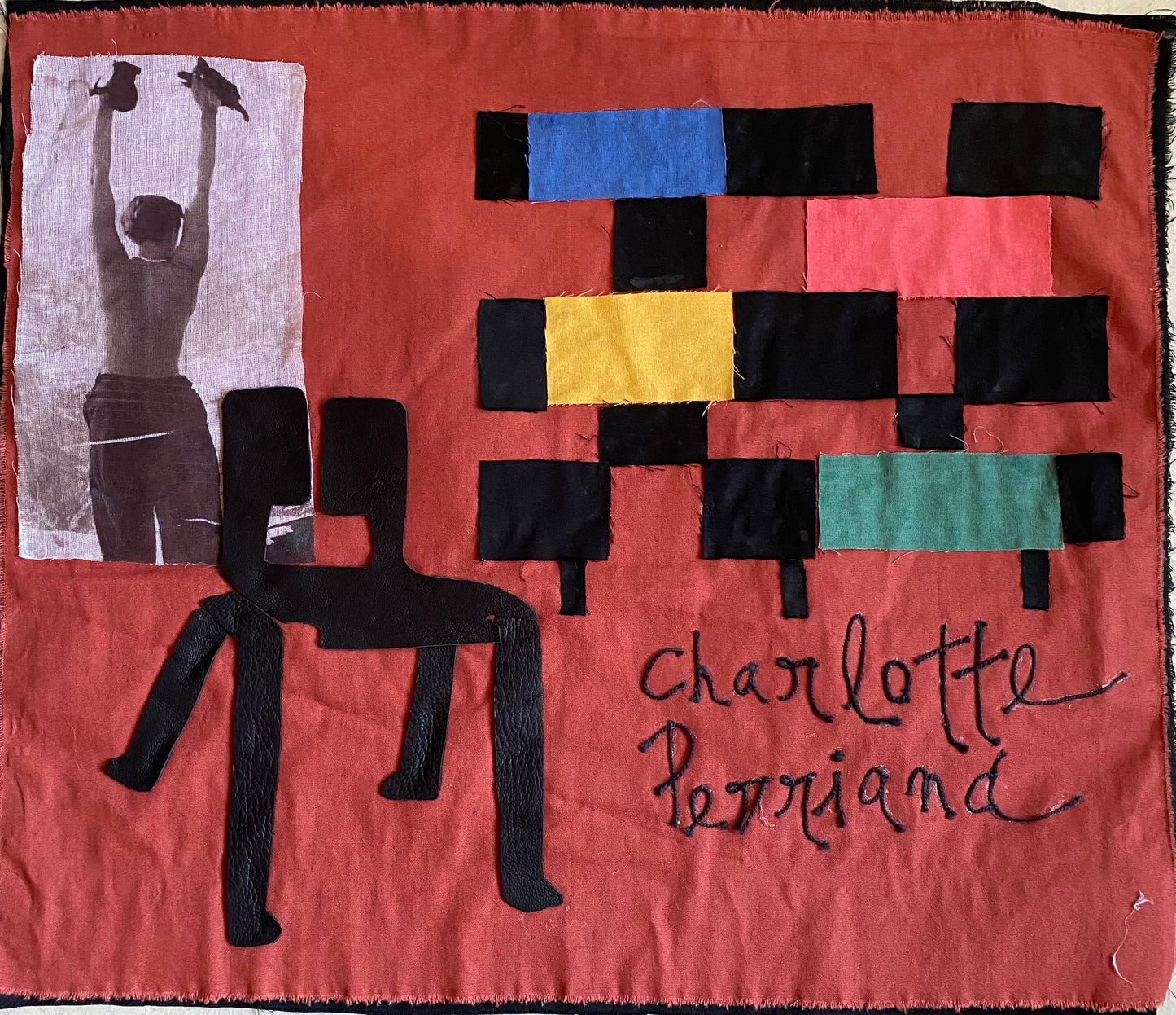 Textile collages