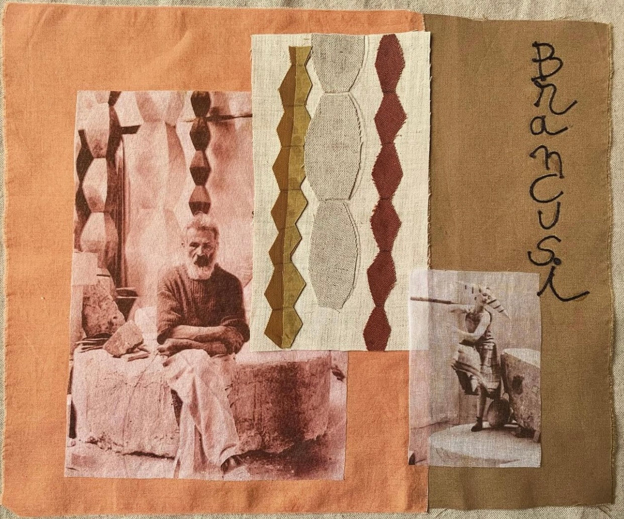 Textile collages