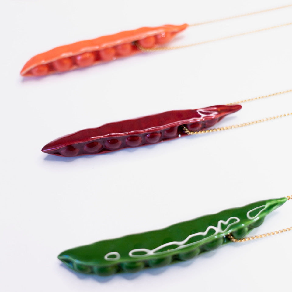 Collier Cosse de petits pois
