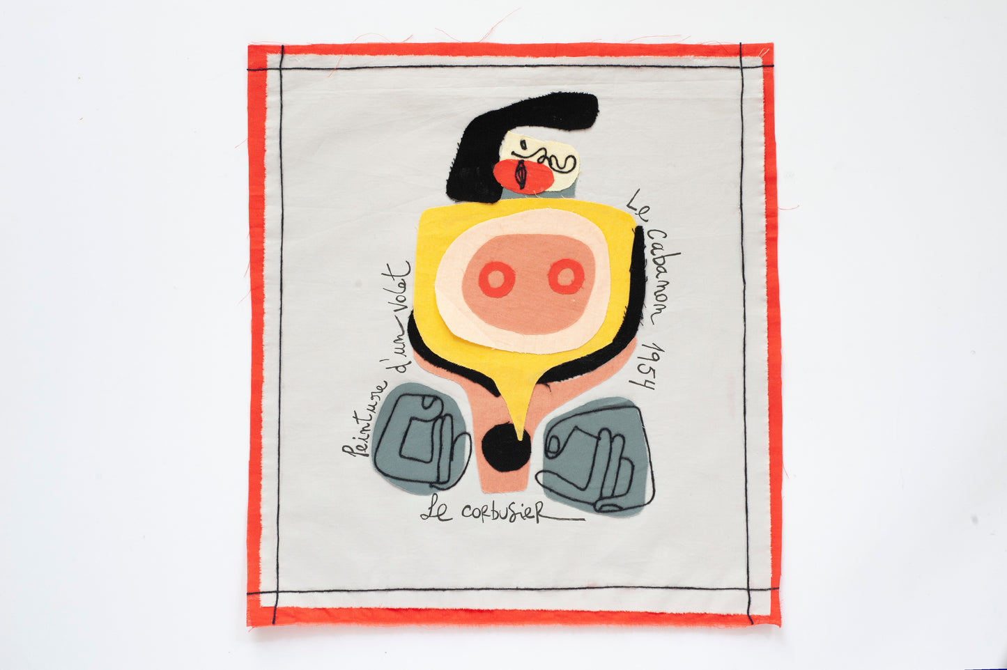 Textile collages