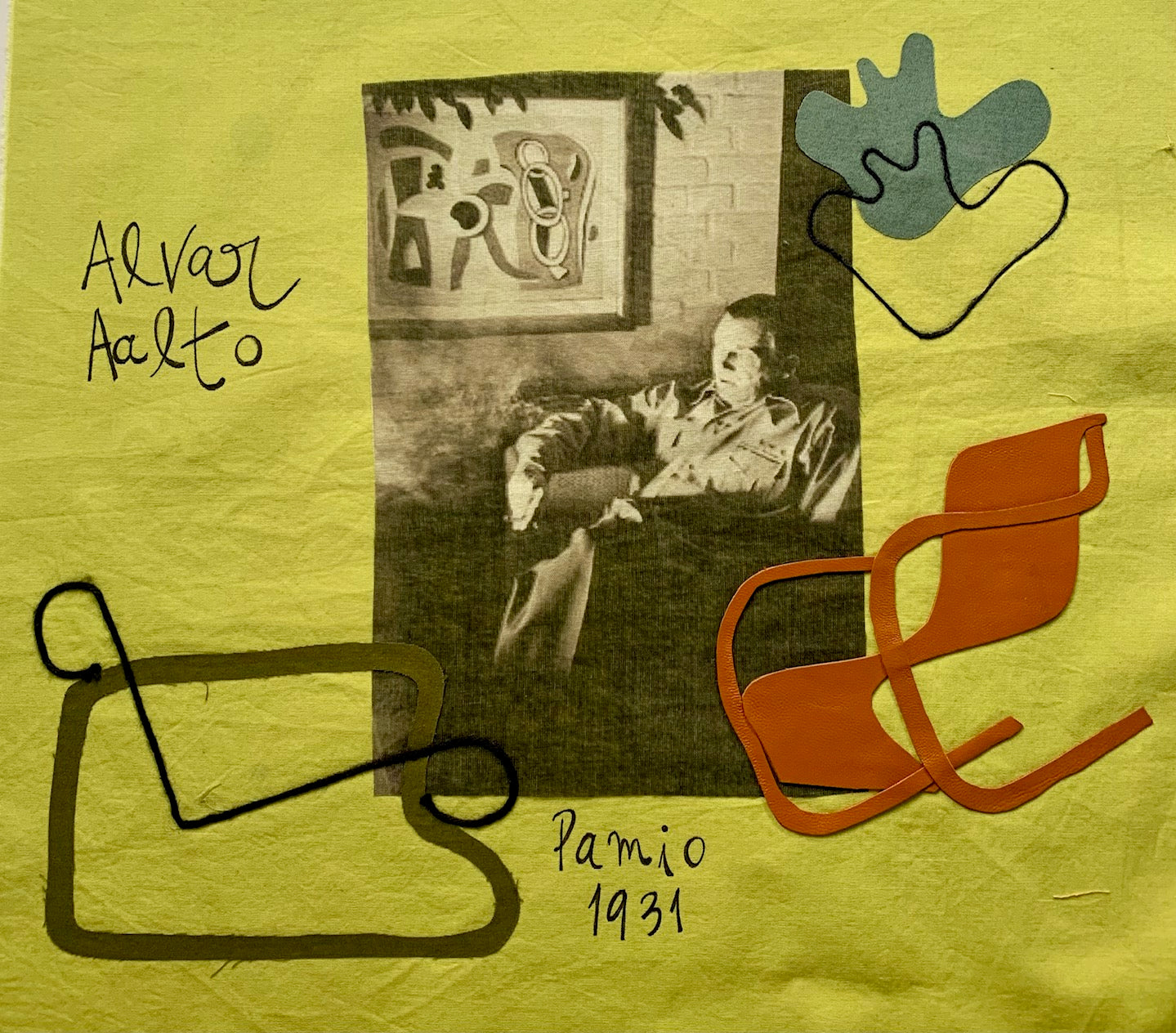 Textile collages