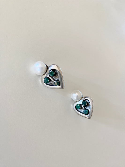 Boucles d'oreille coeur