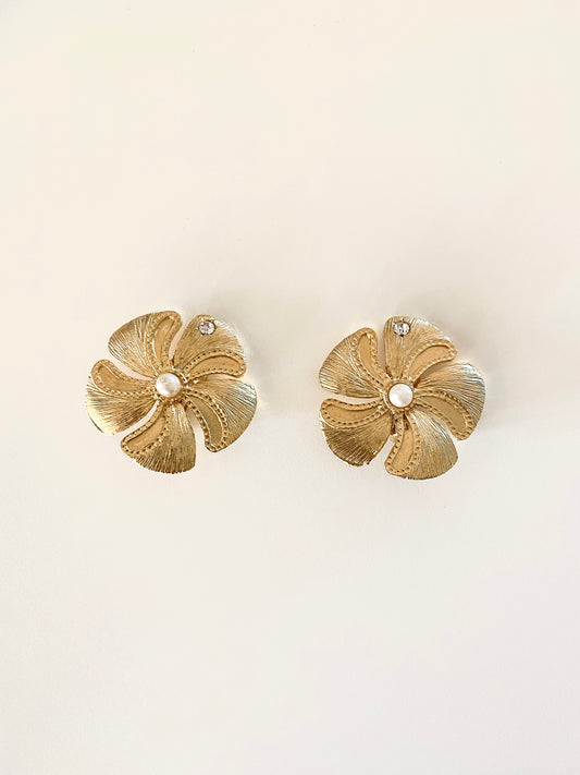 Clips fleurs diamant Leone