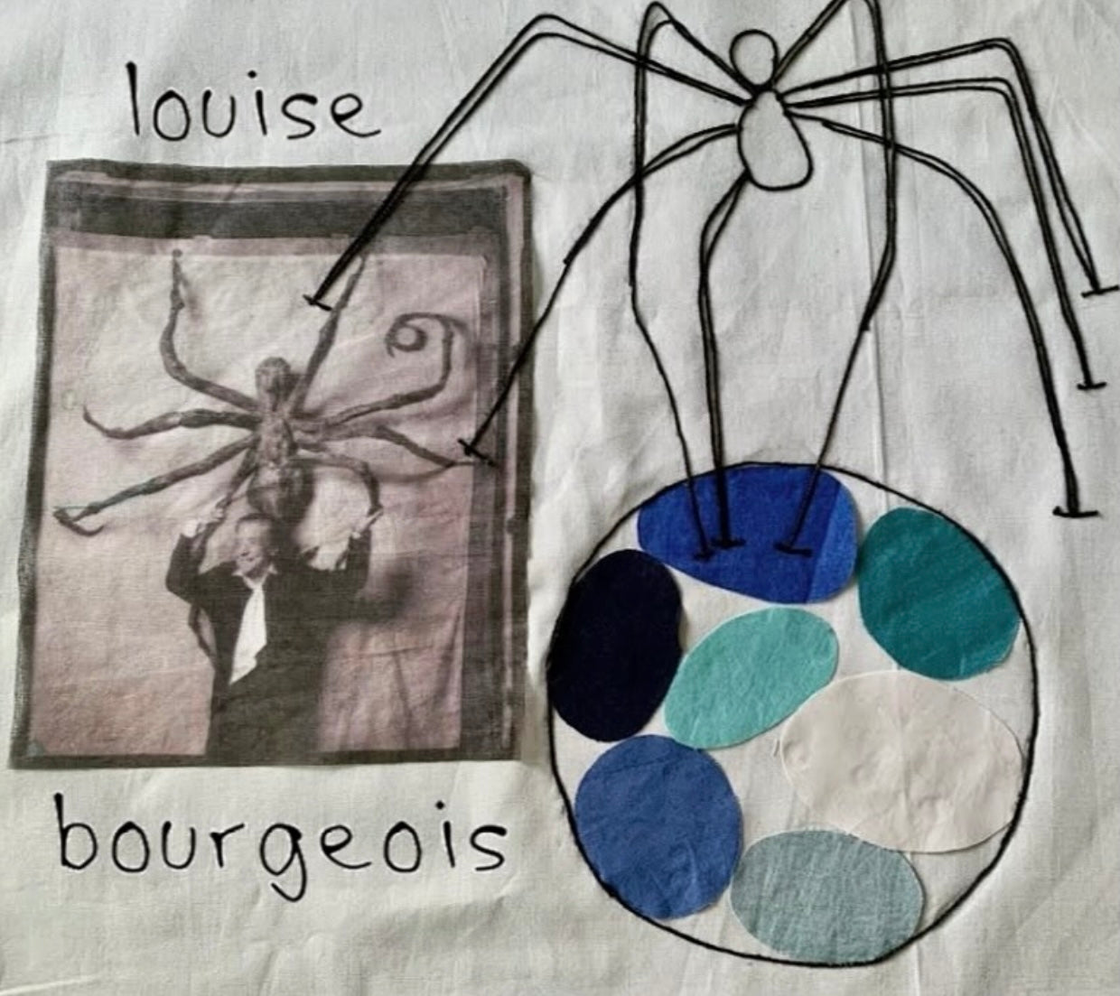 Textile collages