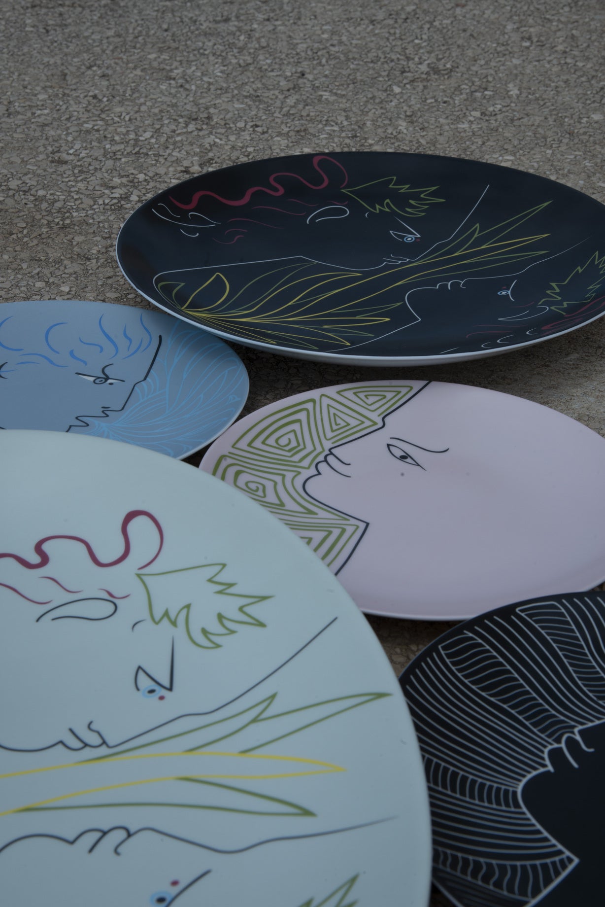 Oval Dish "Orpheus and Eurydice"