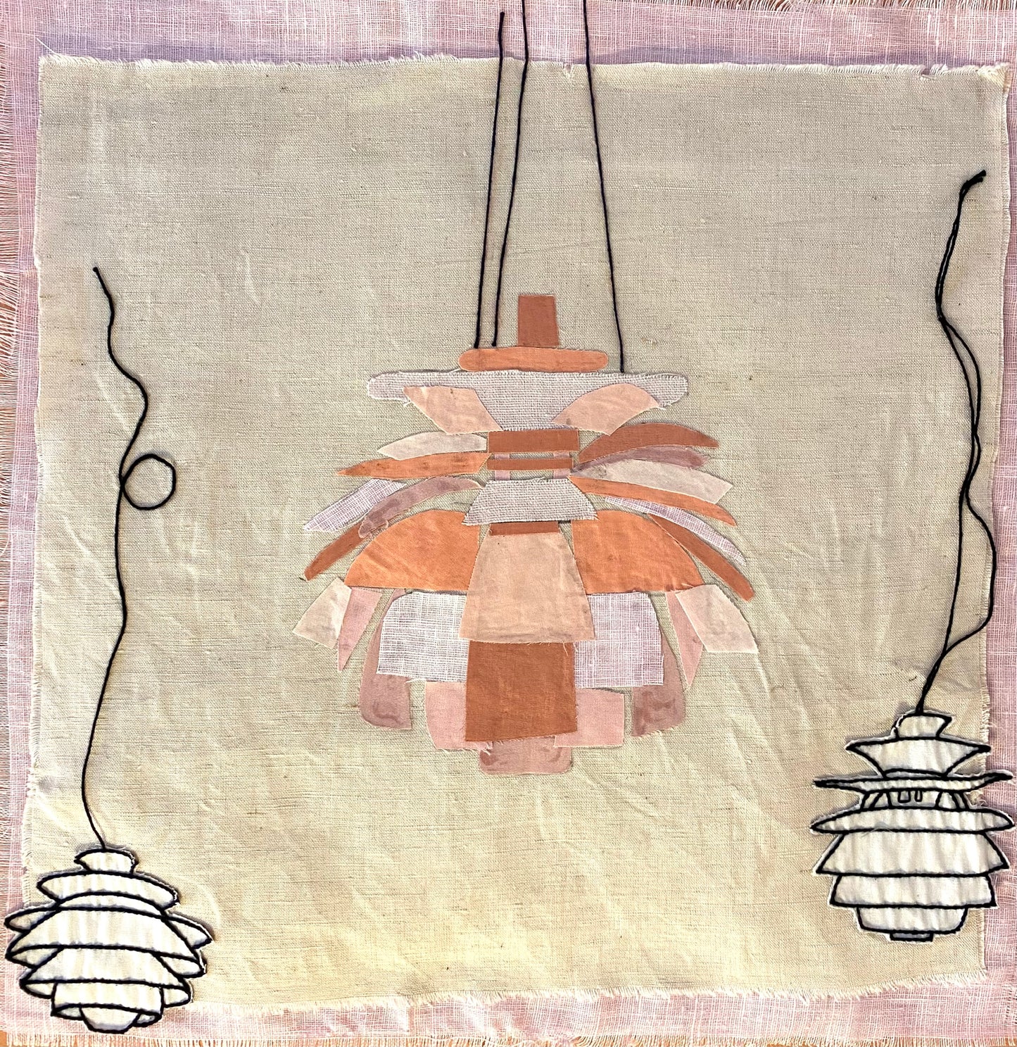 Textile collages
