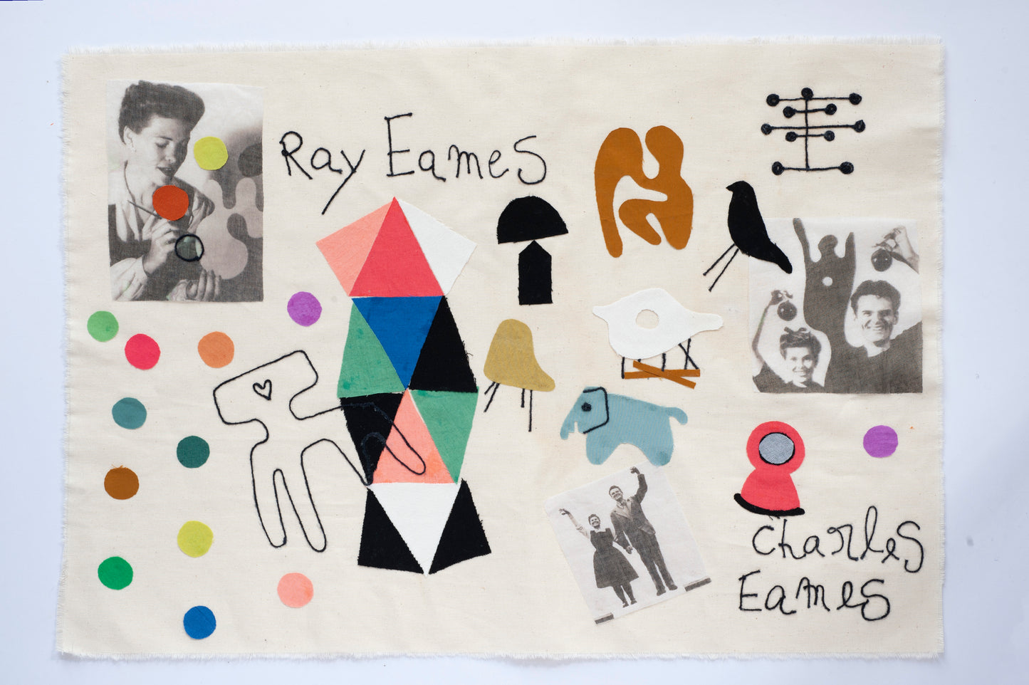 Textile collages