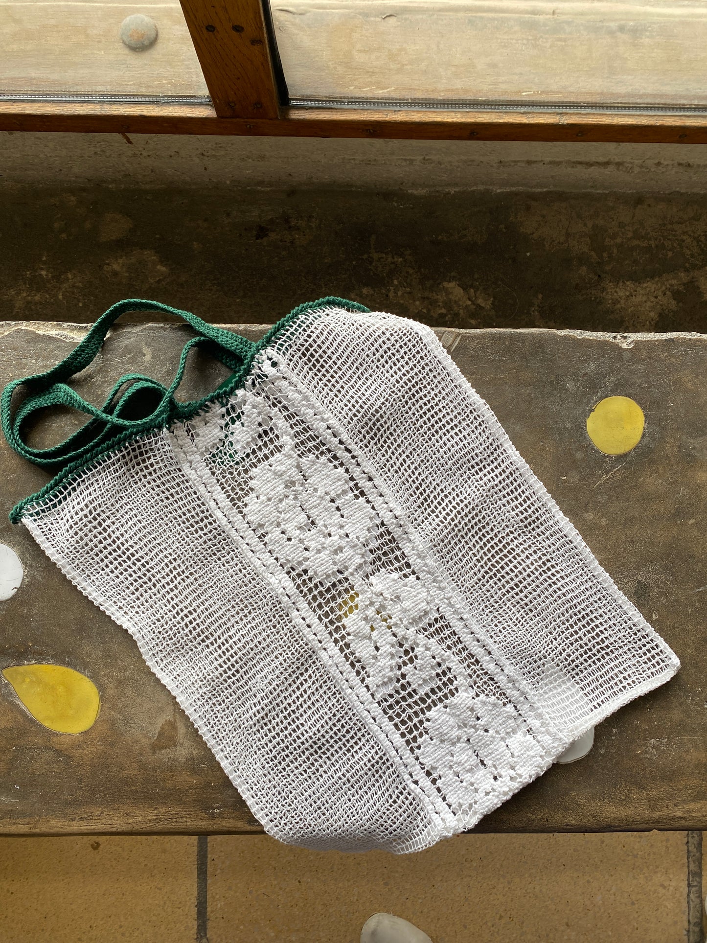 Sac à provisions coton ancien