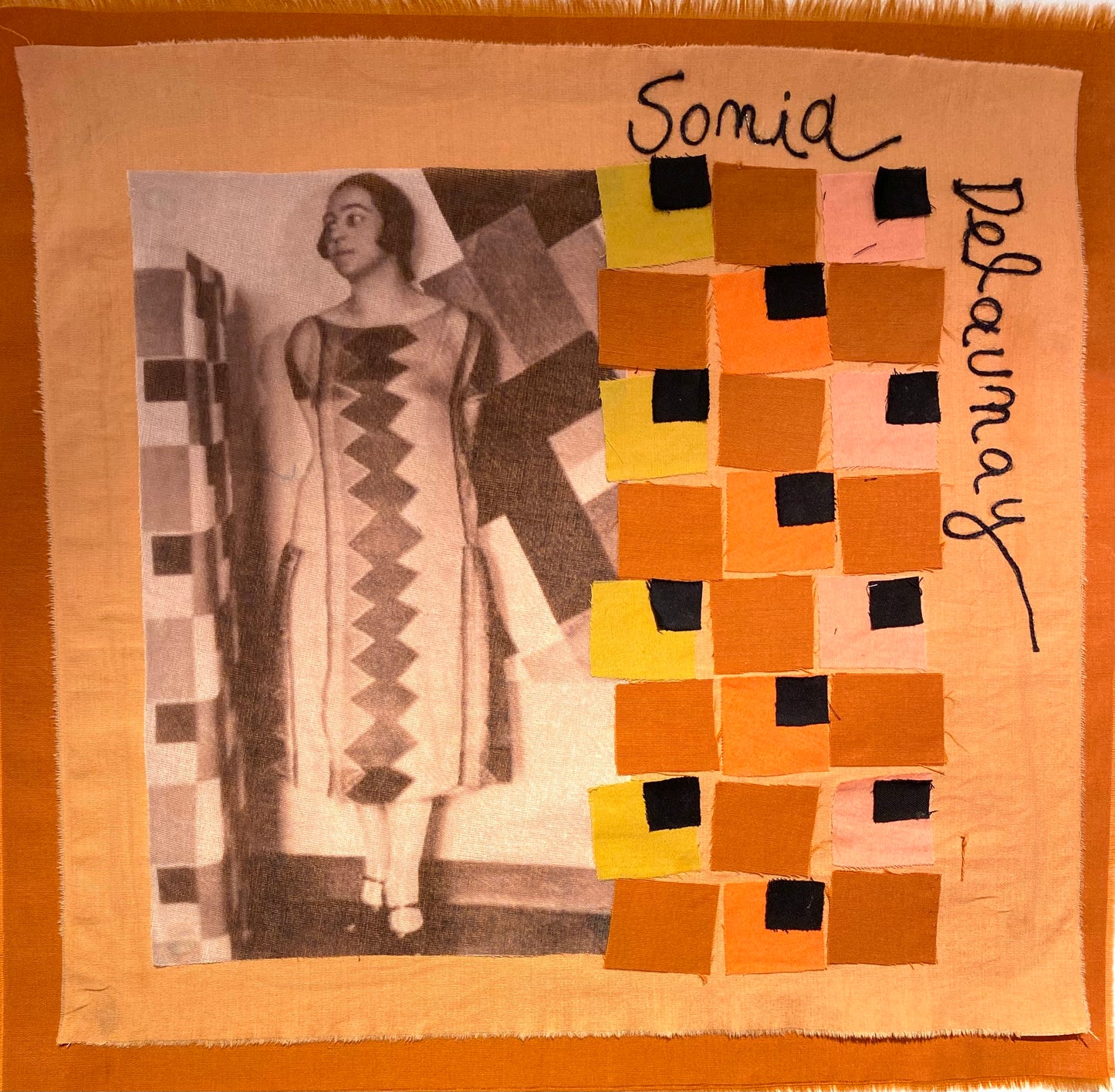 Textile collages