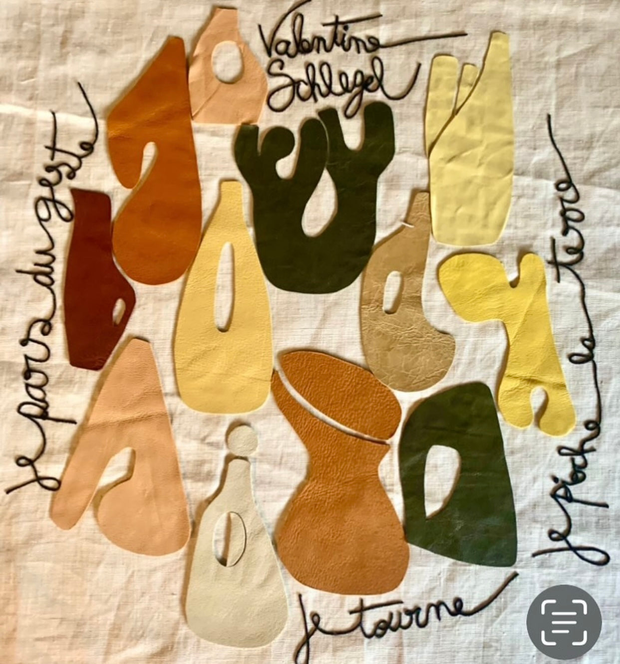 Textile collages