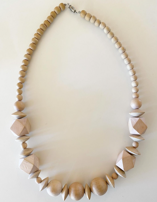 Wooden necklace