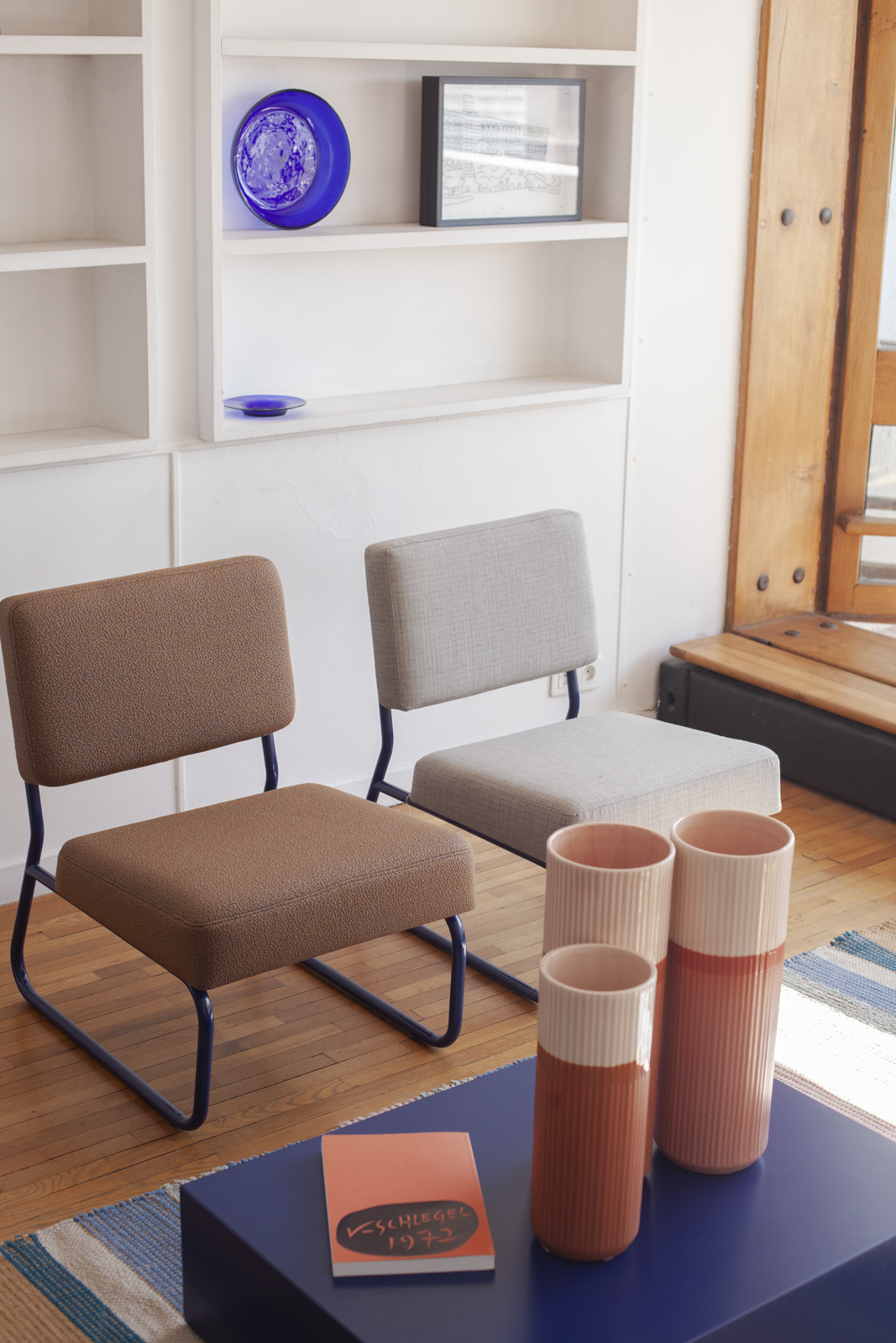 Tubular fireside chair from the 70s