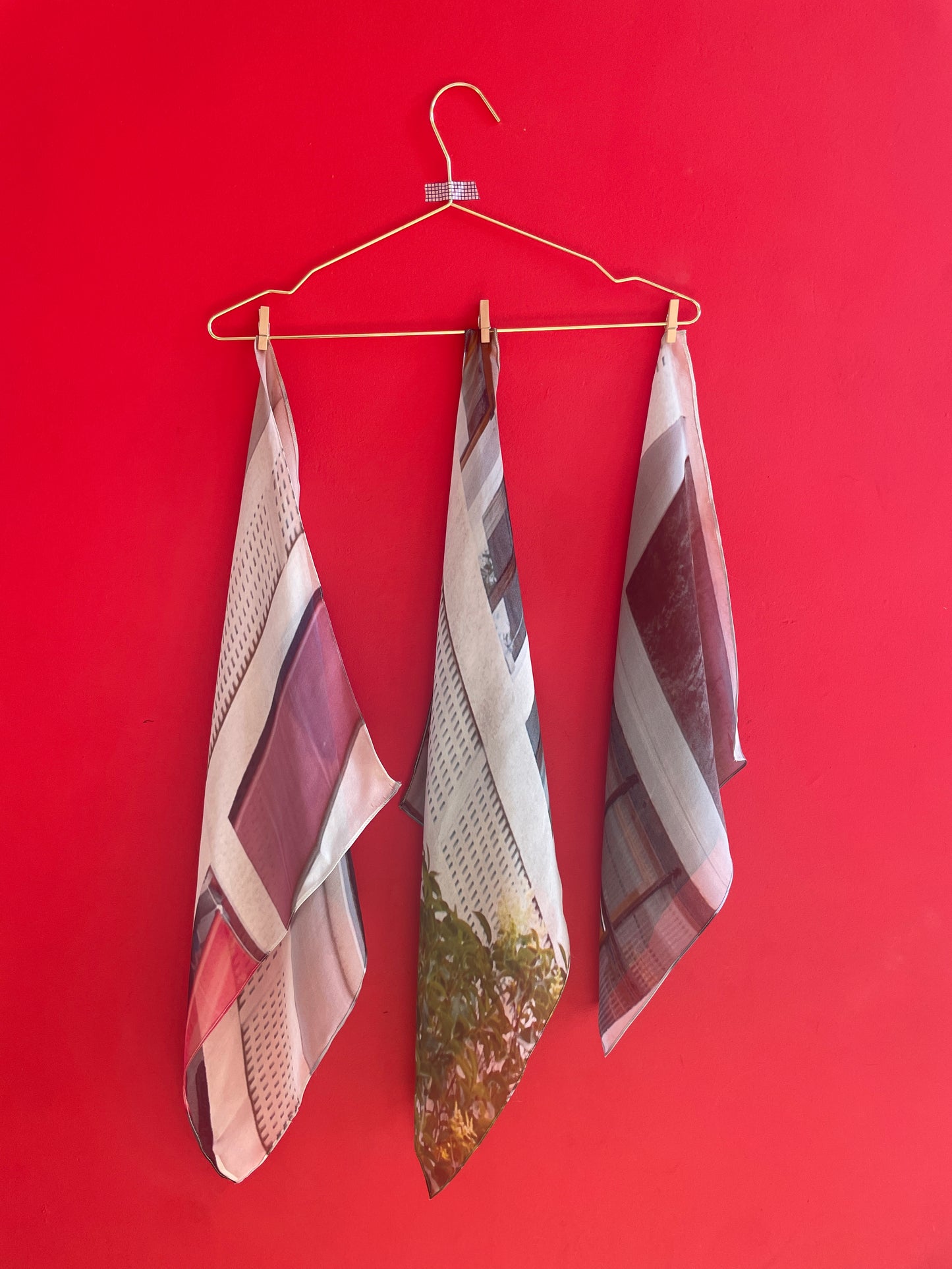 Foulard 100% soie Unité d'Habitation