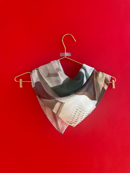 Foulard 100% soie Unité d'Habitation