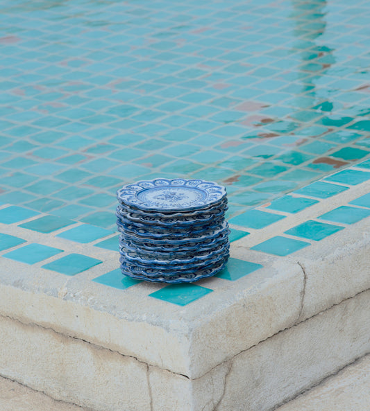 Assiettes Bleues