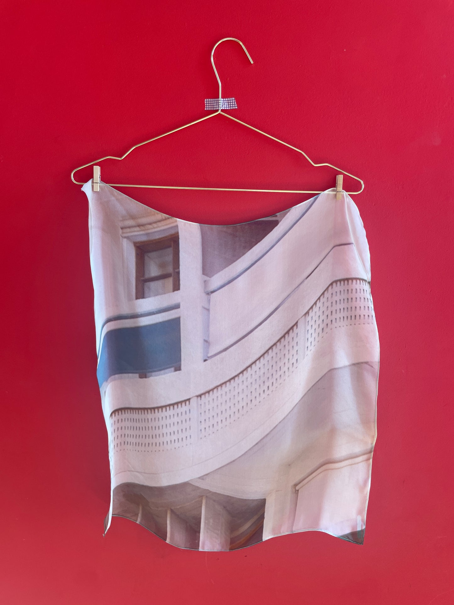 Foulard 100% soie Unité d'Habitation