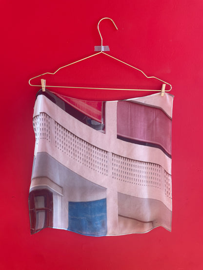 Foulard 100% soie Unité d'Habitation