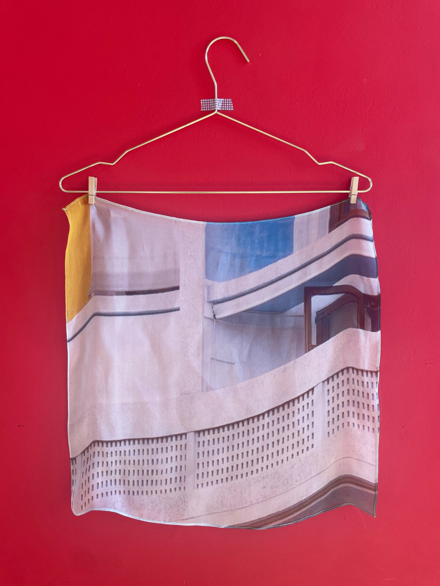 Foulard 100% soie Unité d'Habitation