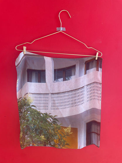 Foulard 100% soie Unité d'Habitation