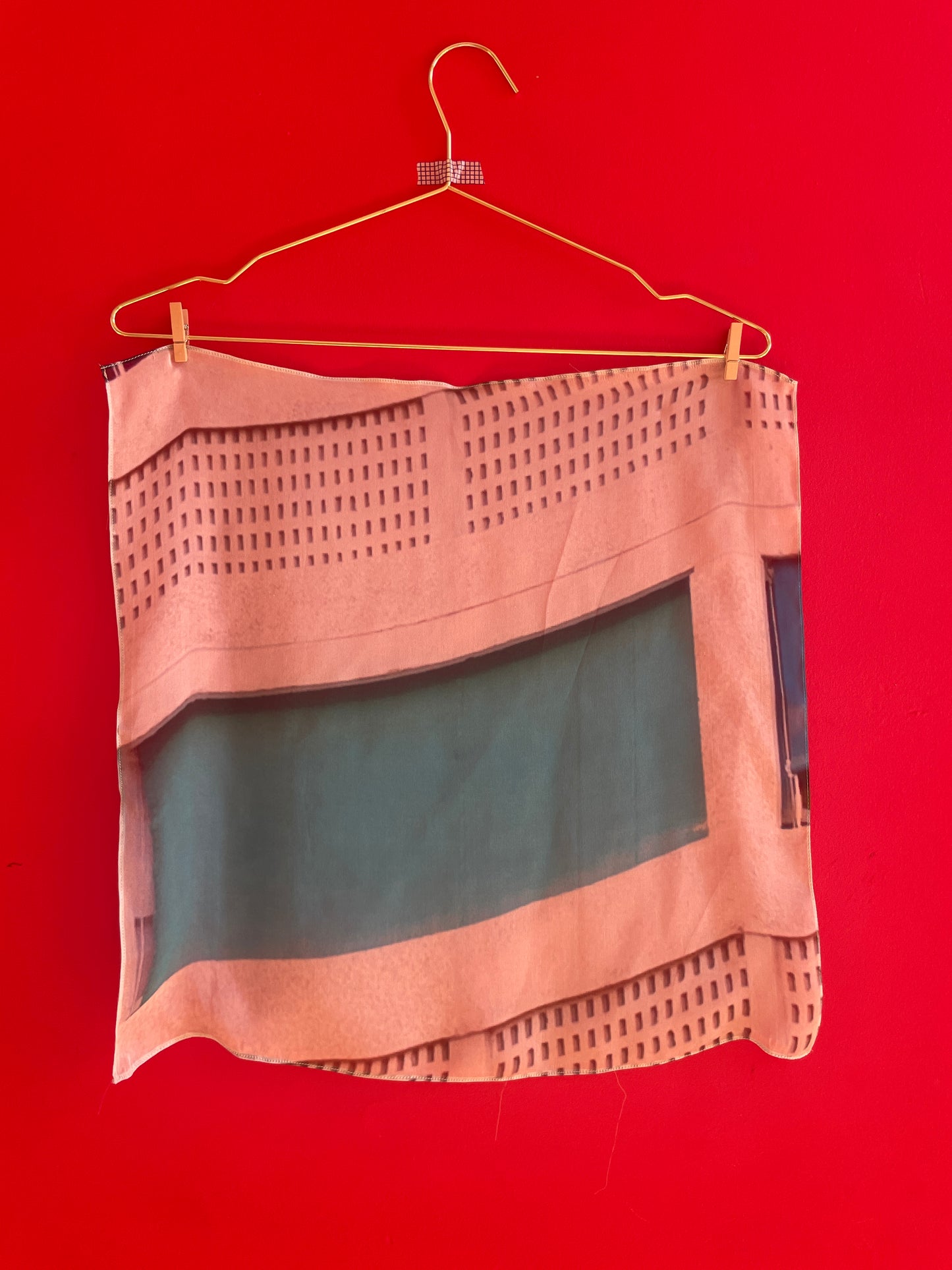 Foulard 100% soie Unité d'Habitation
