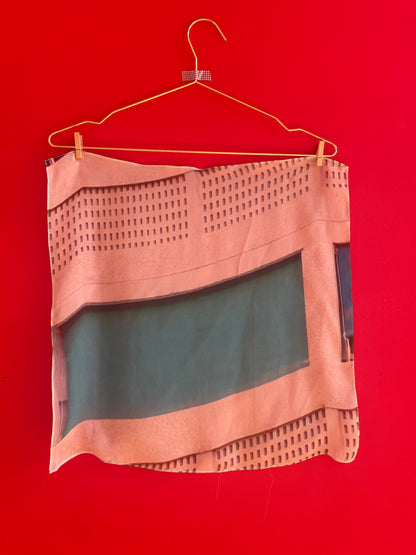Foulard 100% soie Unité d'Habitation