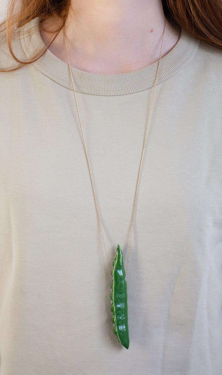 Collier Cosse de petits pois