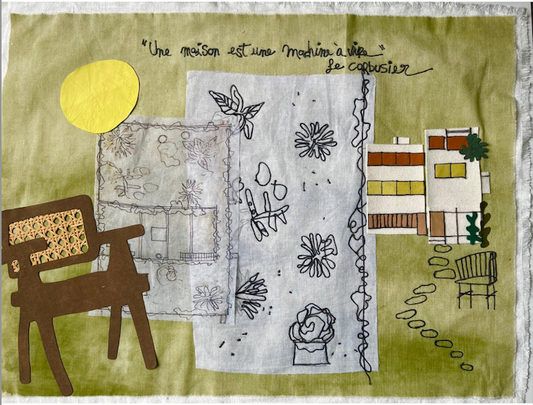Textile collages