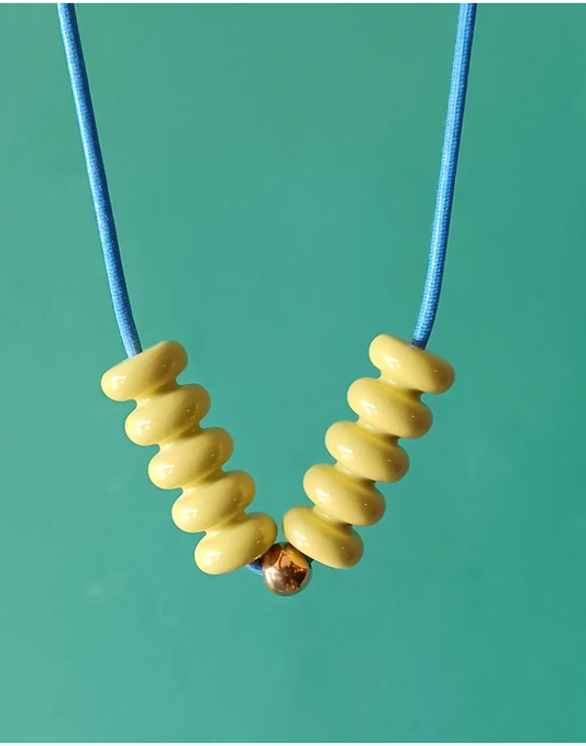 Collier Eccola jaune