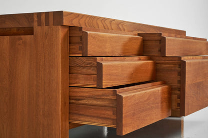 Commode basse R14 à 5 tiroirs