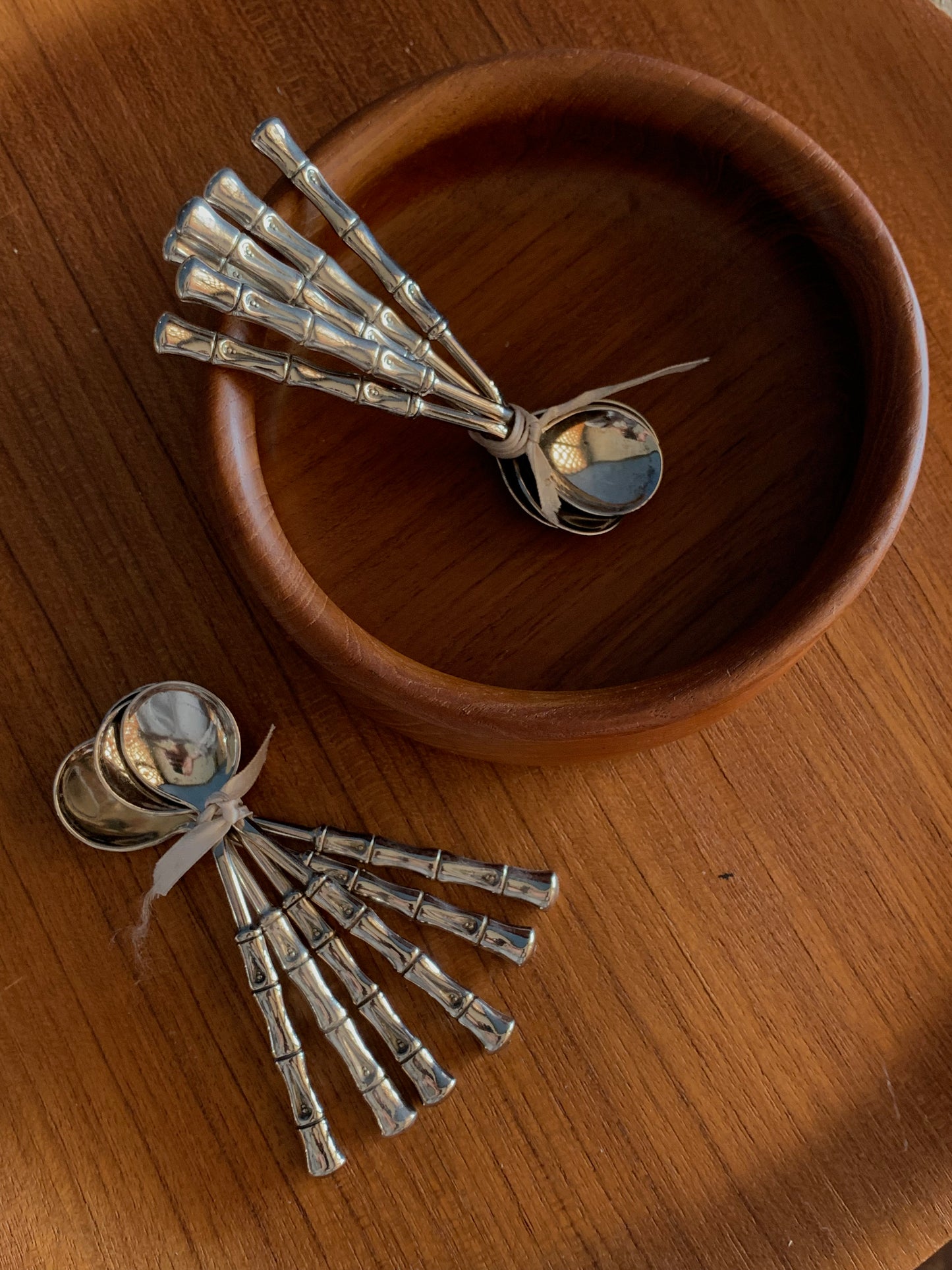 Set 6 Petites cuillères en argent