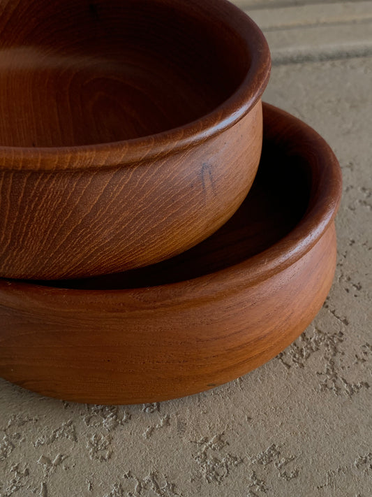 Bols en teck années 70