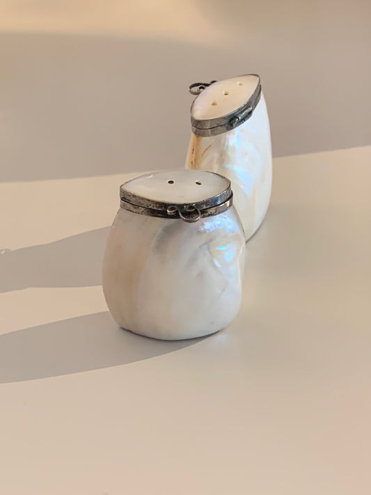 Set Salière et poivrière en nacre