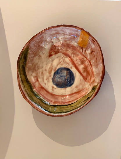 Assiettes creuses terre cuite