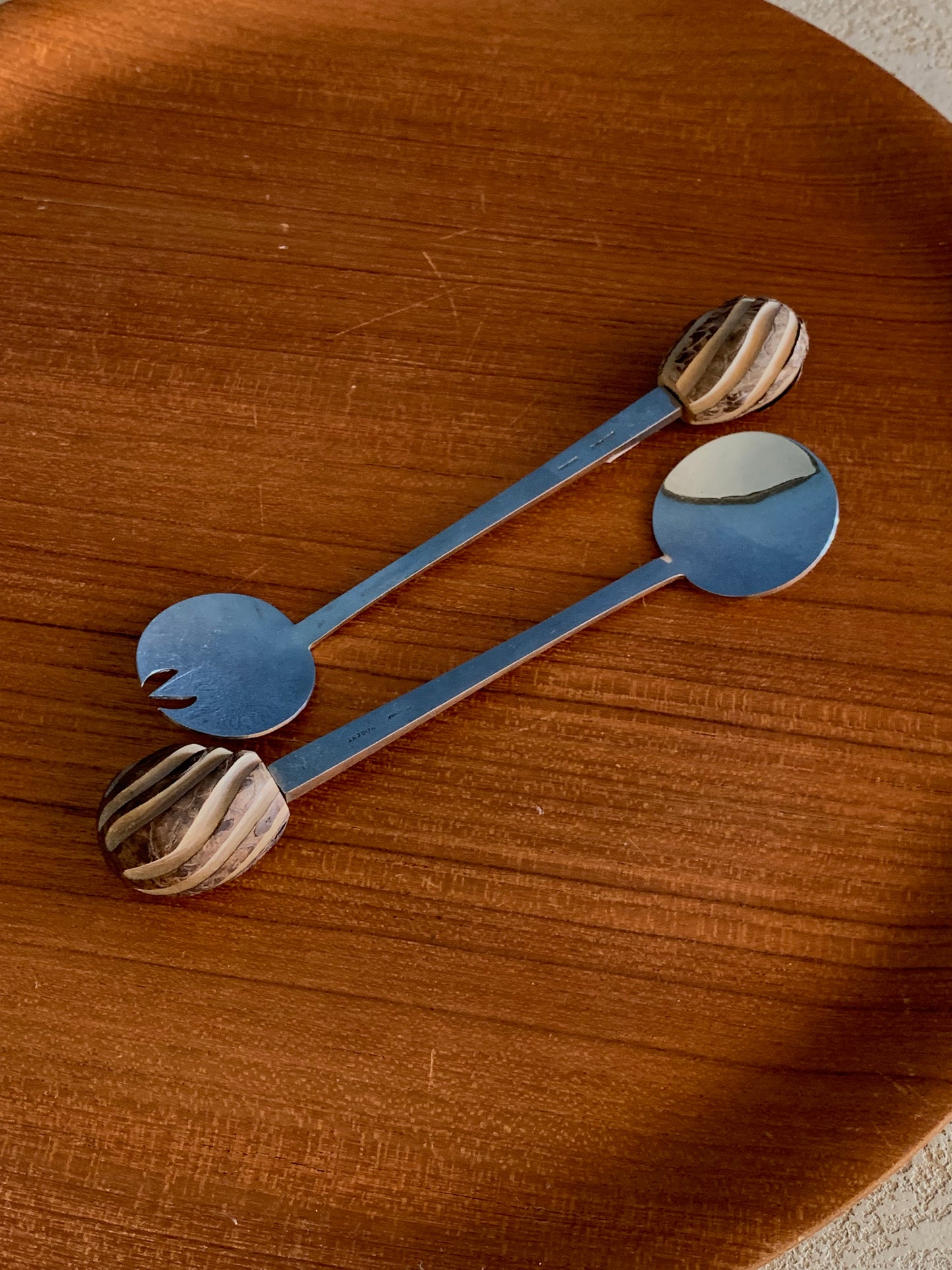 Couverts inox et bois