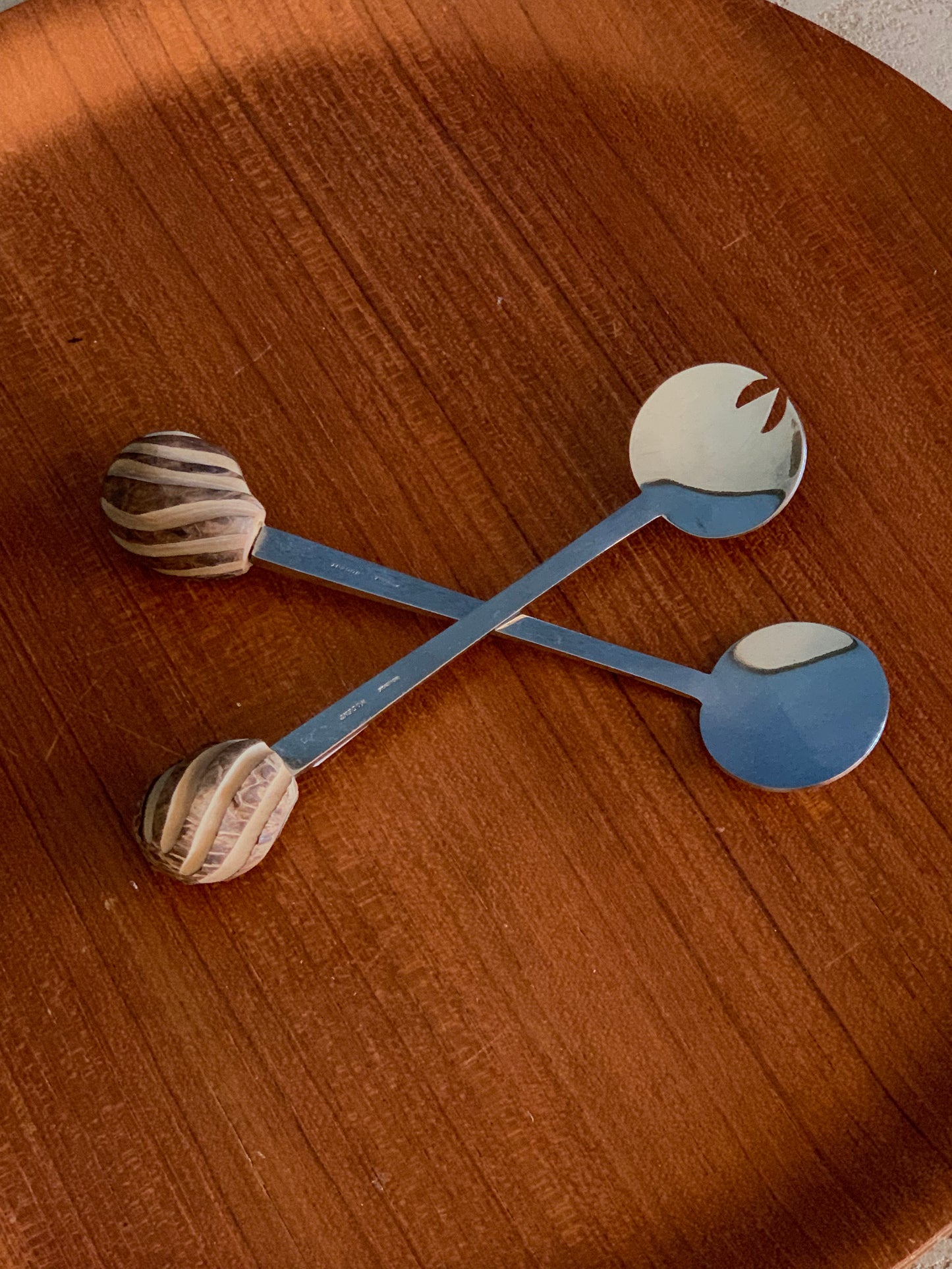 Couverts inox et bois