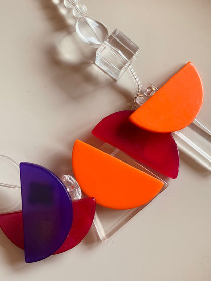 Collier Moderniste Plexiglas