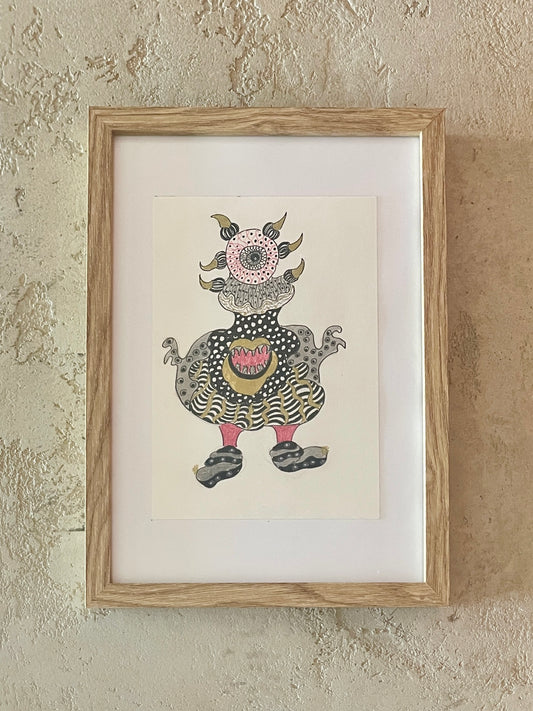Dessin & collage "Les Hurluberlus"