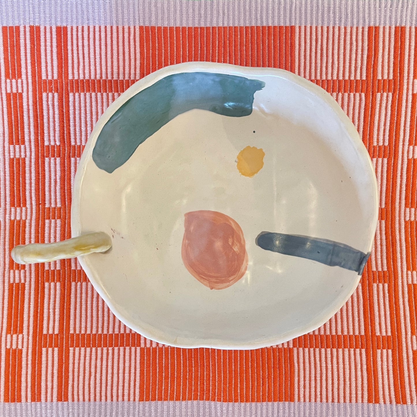 Assiettes creuses terre cuite
