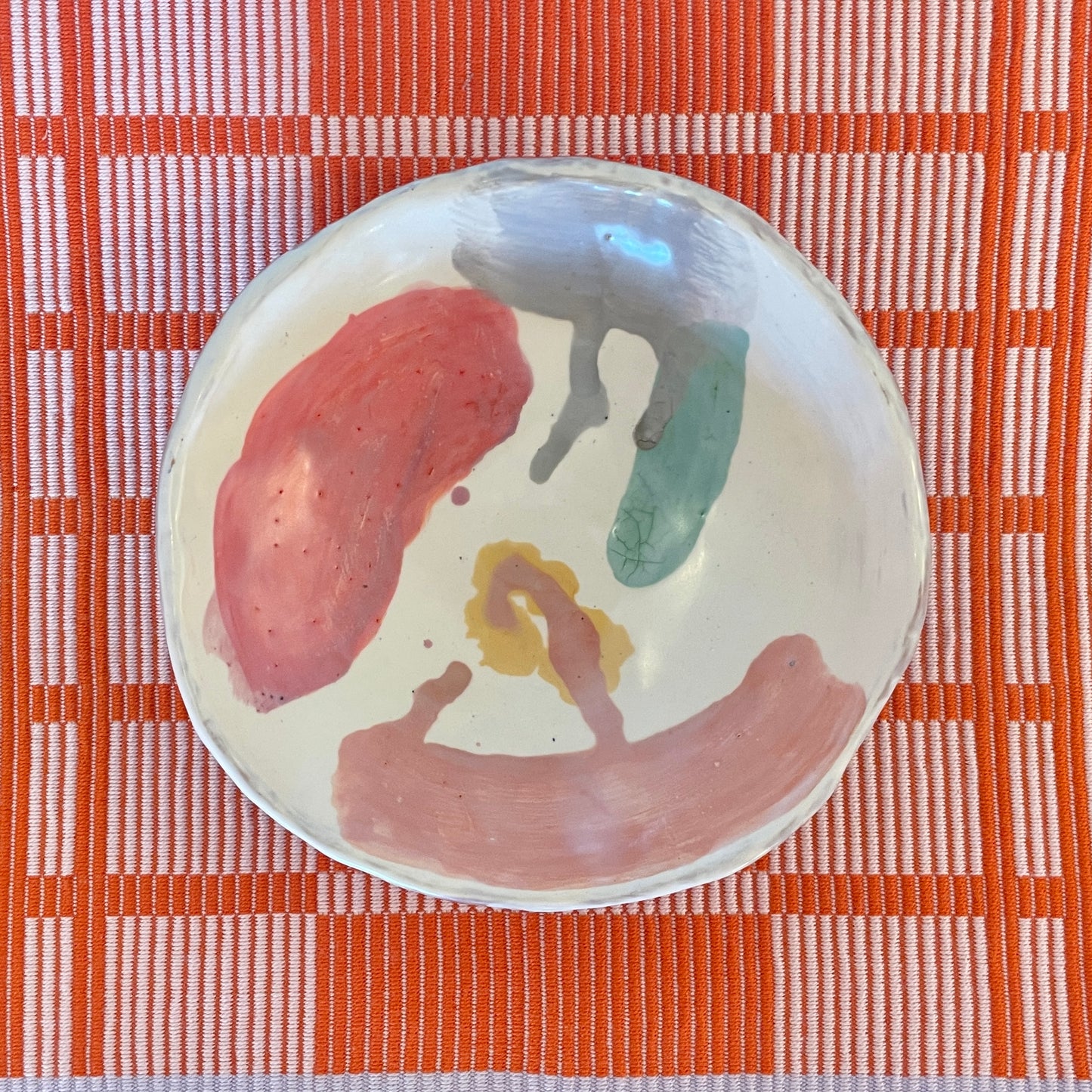 Assiettes creuses terre cuite