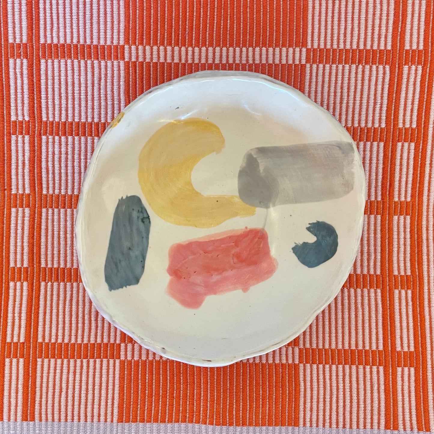 Assiettes creuses terre cuite