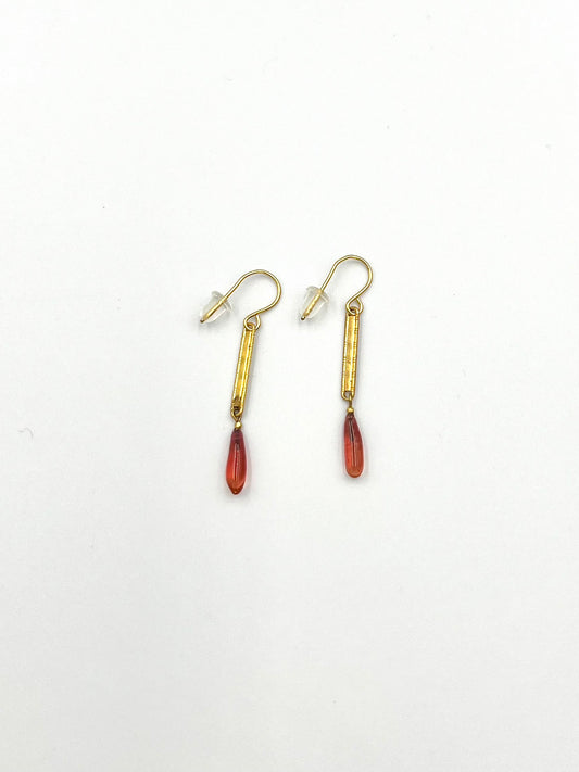 Boucles d'oreilles Ambre