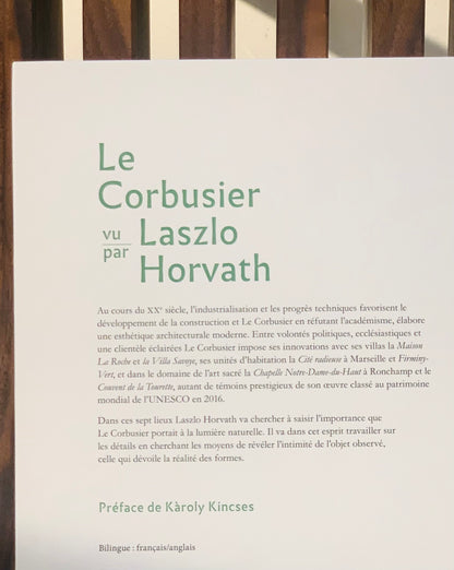 Le Corbusier vu par Laszlo Horvath - Editions Déclinaison