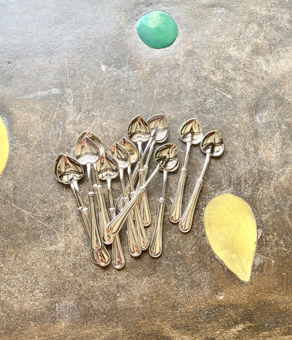 Cuillères en argent Coeur