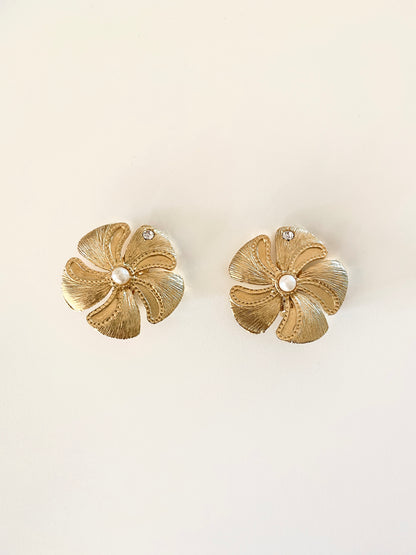 Clips fleurs diamant Leone