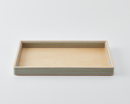 Plateau japonais en bois et papier recylé