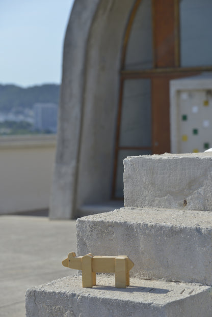 Animaux Puzzle japonais en bois et papier recyclé