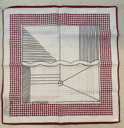 Mouchoir serigraphié Le Modulor